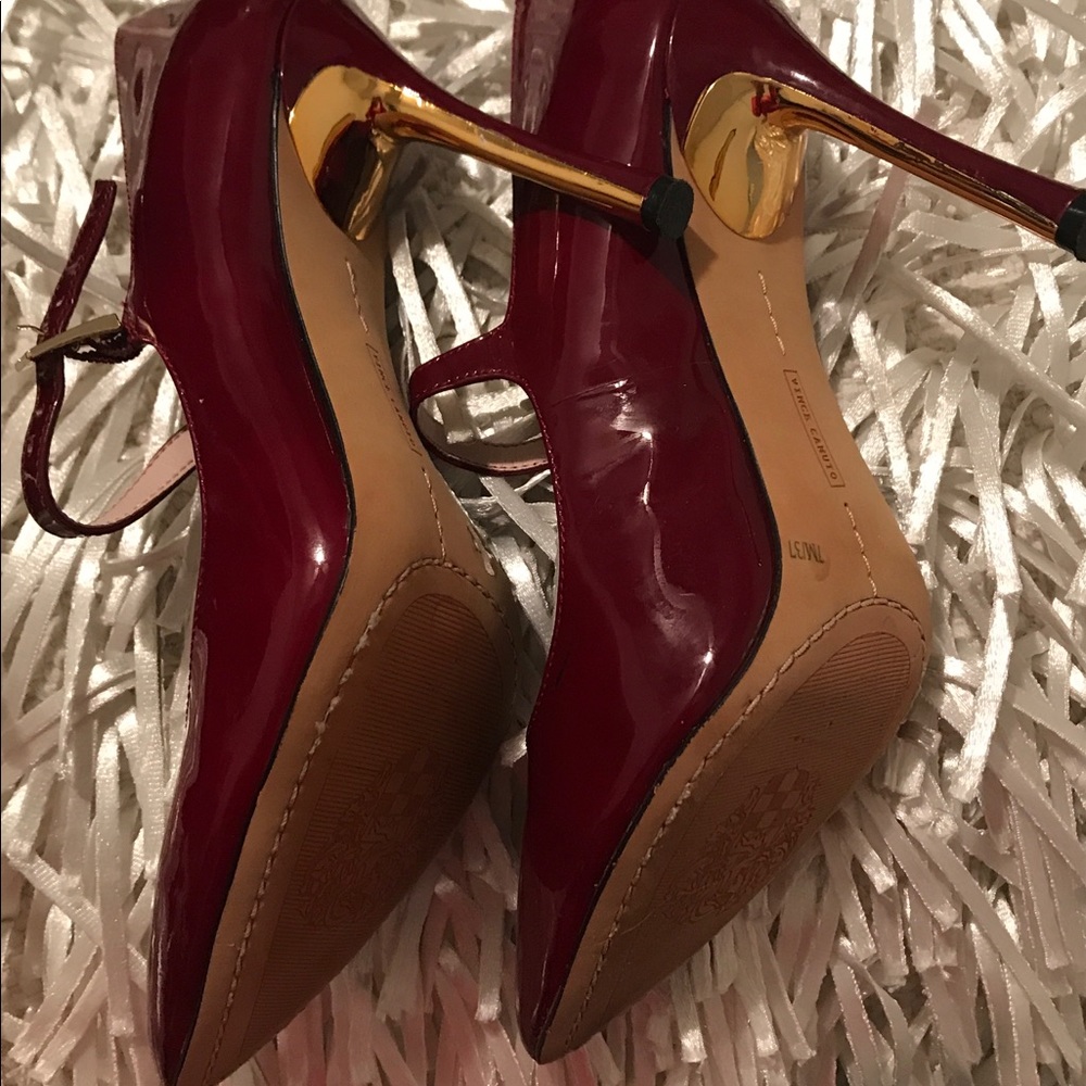 Vince Camuto Caella Patent Mary Jane Pumps Size 7 - Picture 8 of 9